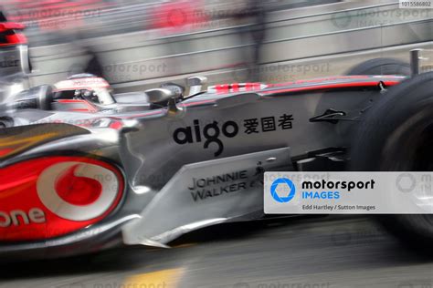 Fernando Alonso Esp Mclaren Mercedes Mp Does Pitstop Practice