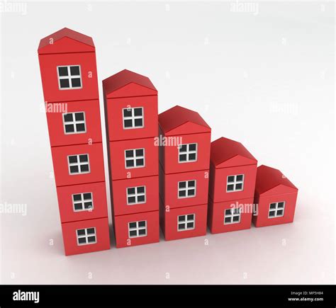 house chart  white surface stock photo alamy