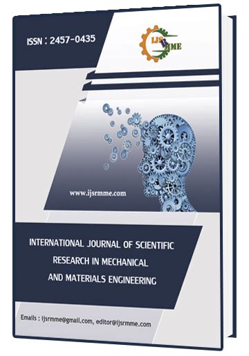 International Journal Of Scientific Research In Mechanical And