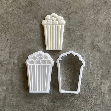 Popcorn Cookie Cutter Etsy