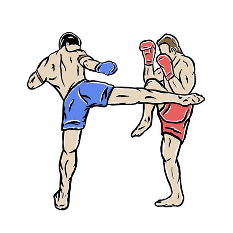 Muay Thai Illustration 27216870 Png