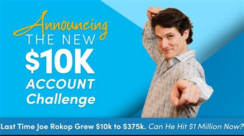 Announcing The New 10k Account Challenge YouTube