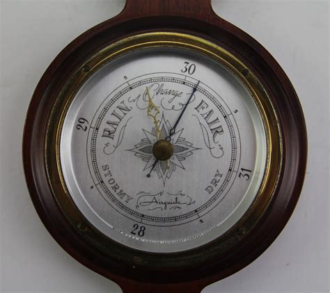 Airguide Barometer In Mahogany Ebth