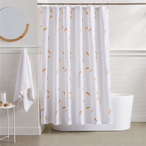 13 Unique White And Gold Shower Curtains That You Will Love Aprylann