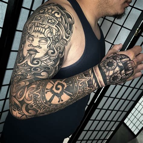 33 Striking Aztec Tattoo Ideas For Men And Women In 2023