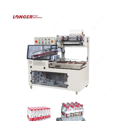 Longer Pe Film Plastic Bottle Jar Shrink Wrapping Machine China Heat