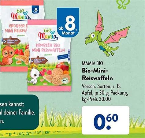 Mamia Bio Bio mini reiswaffeln Angebot bei ALDI SÜD 1Prospekte de