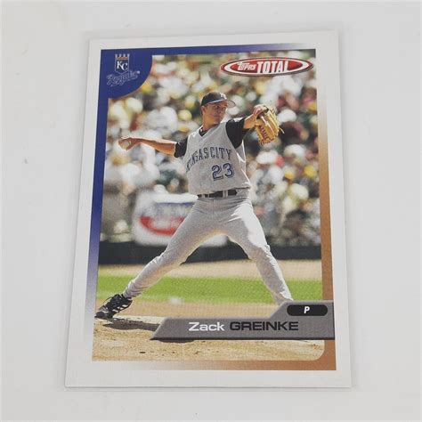 Topps Total Zack Greinke For Sale Online Ebay