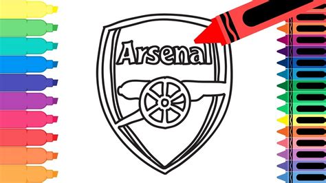 Arsenal Logo Coloring Page