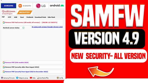 Samfw Tool Latest Version All Samsung Frp Bypass All