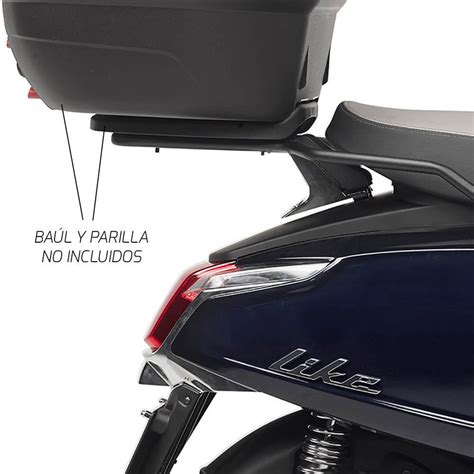 SOPORTE BAÚL GIVI SR6109 MONOLOCK KYMCO LIKE 125 150 COLOR Negro TALLA