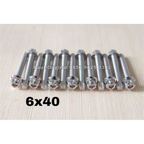 Jual Baut Probolt Gs1 6x40 Mm Stainless New Model Drat 10 Panjang 4cm