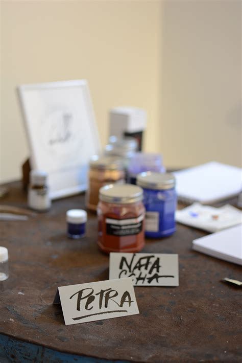 We Love Workshop Experimentelle Kalligraphie Mit Natascha Safarik We