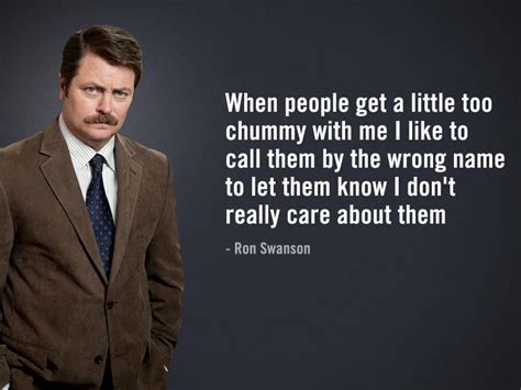 LOVE THIS Haha Ron Swanson I Love To Laugh Best Quotes