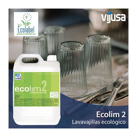 Lavavajillas Manual Ecológico Ecolim 2 Certificado EU Ecolabel Fumisan