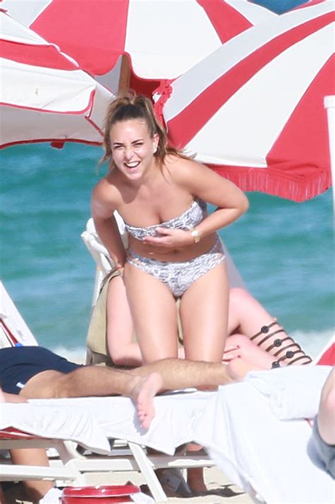 CHLOE GREEN In Bikini On The Beach In Miami HawtCelebs