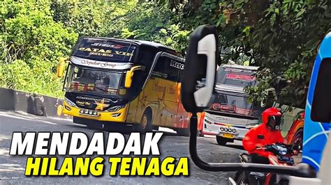 Bus Sempati Star Mendadak Hilang Tenaga Kendaraan Ragu Untuk Menyalip