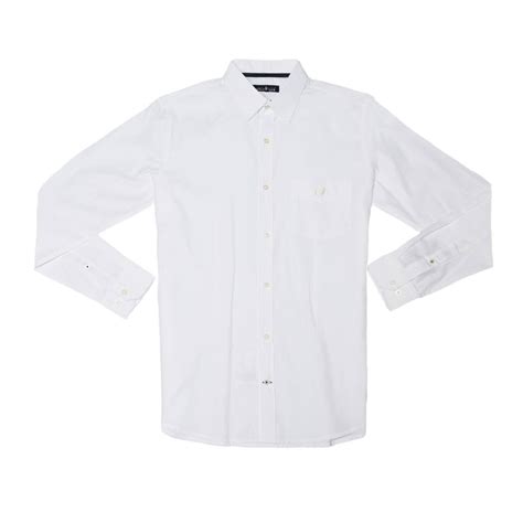 Camisa Polo Club Talla M Lisa Con Bolsillo En Pecho Blanco Walmart