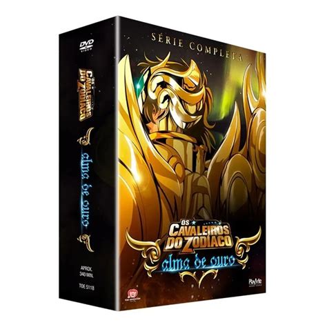 Box Dvd Os Cavaleiros Do Zodíaco Alma De Ouro A Série Completa