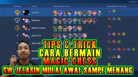 Tips Tricks Cara Bermain Magic Chess Mobile Legends Youtube