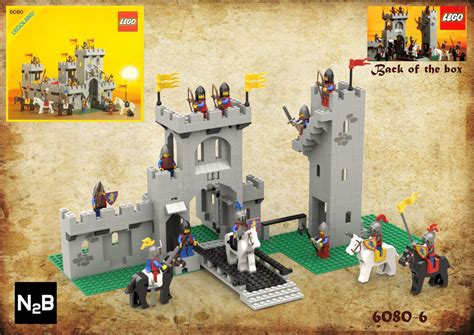 Alternative Build 6 Lego set 6080 [Back of the box 1]