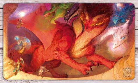 Playmat Magic The Gathering Temple Of The Dragon Queen Dos Reis