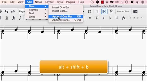 Adding Bars Musescore Crash Course Youtube