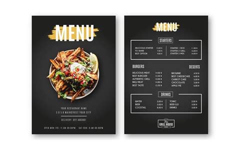 4 Ide Menu Design Menarik Untuk Cafe Restoran