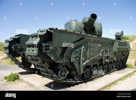 Churchill AVRE Armoured Vehicle Royal Engineers Tank Memorial 7th