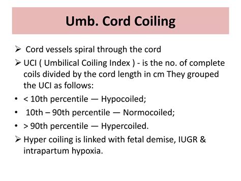 Umbilical cord and cord abnormalities | PPT