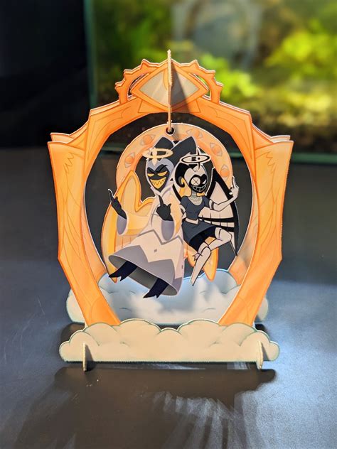 Adam And Lute Hazbin Hotel Paper Craft Standee Etsy