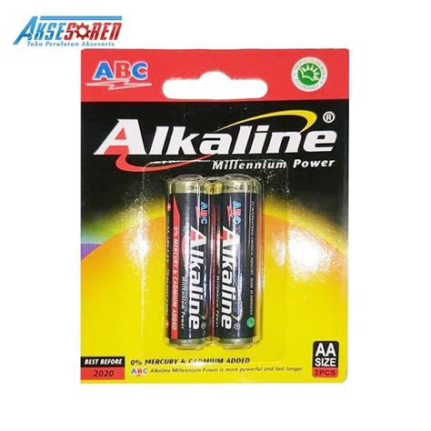 Jual Baterai ABC Alkaline Tipe AA 1 5V Battery Ukuran A2 Sedang 2