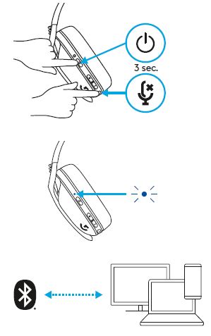 Logitech G435 Wireless Headset Setup Guide - Manuals Clip