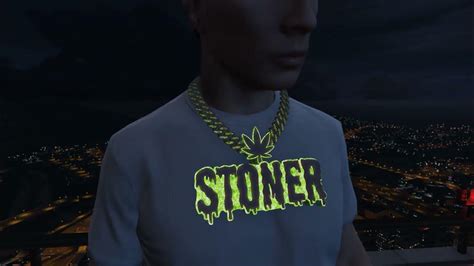 Stoner Chain Glow In The Dark Male And Female Gta5 Fivem Youtube