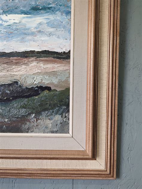 Eric Cederberg Mid Century Modern Swedish Oil Painting Eric