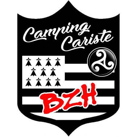 Campingcariste Bzh X Cm Sticker Autocollant