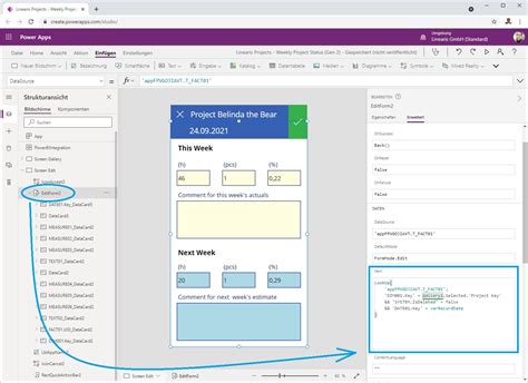 Datenerfassung In Power Bi Teil Power Apps Visual Linearis