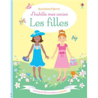 J Habille Mes Amies Les Filles Autocollants Usborne Autocollants