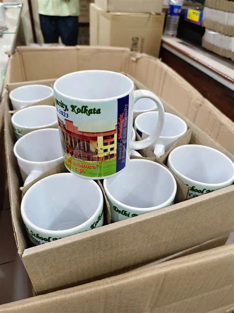 Ceramic White Printed Sublimation Mug For Ting Sizedimension