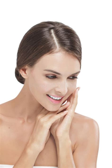 Beautiful Model with Healthy Soft Skin Stock Photo - Image of beautiful ...