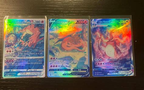 Charizard Vstar Rainbow Set Vmax Climax Gx Ex Vmax V Pokémon Etsy