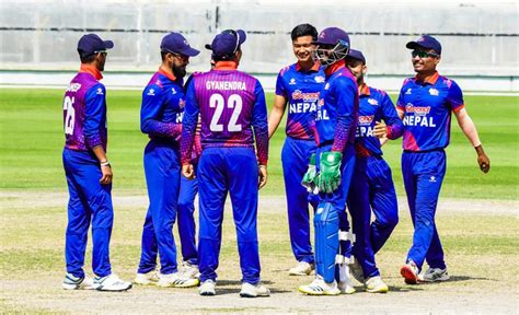 Nepal Sets Runs Target Against Uae Nepalnews