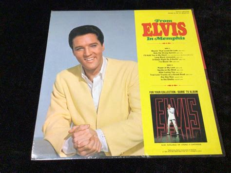 Elvis Presley Lp Lsp 4155 From Elvis In Memphis Sealed Hype Sticker