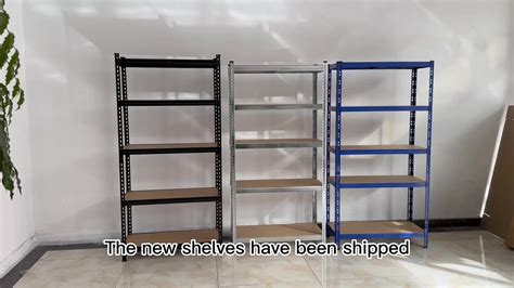 Boltless Rivet Storage Shelving Adjustable 5 Layer Racks Warehouse