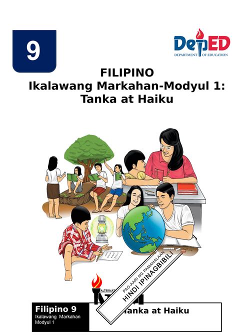 Clear Q2 Filipino 9 Module 1 Filipino 9 1 Tanka At Haiku Ikalawang