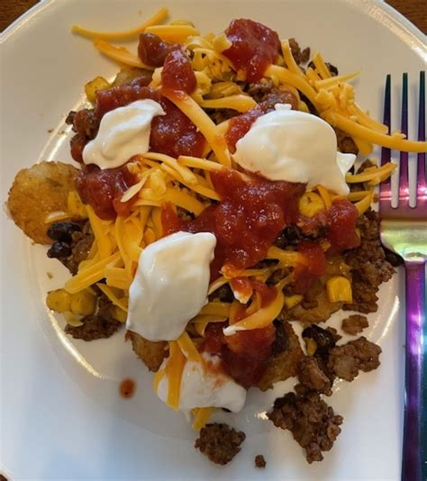 Tasty Taco Tater Tots Gluten Free Recipe Delishably