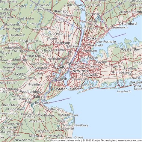 Map Of New York United States Global Atlas