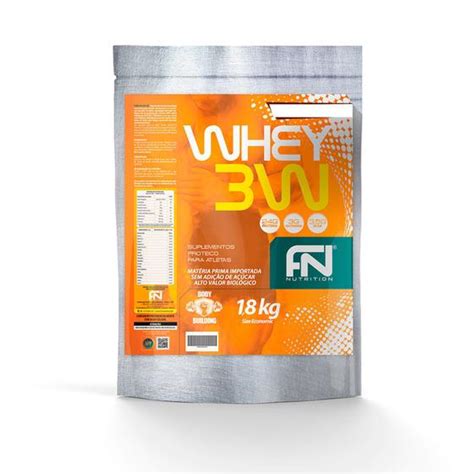 Whey 3w Protein 1 8kg Concentrado Isolado Hidrolisado 24g Proteinas