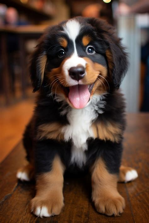 Experience Puppy Love With This Adorable Bernese Mountain Dog Picture