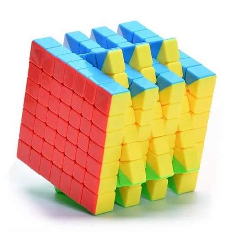 D Eternal Moyu Meilong 7x7 High Speed Stickerless Magic Puzzle Cube Toy